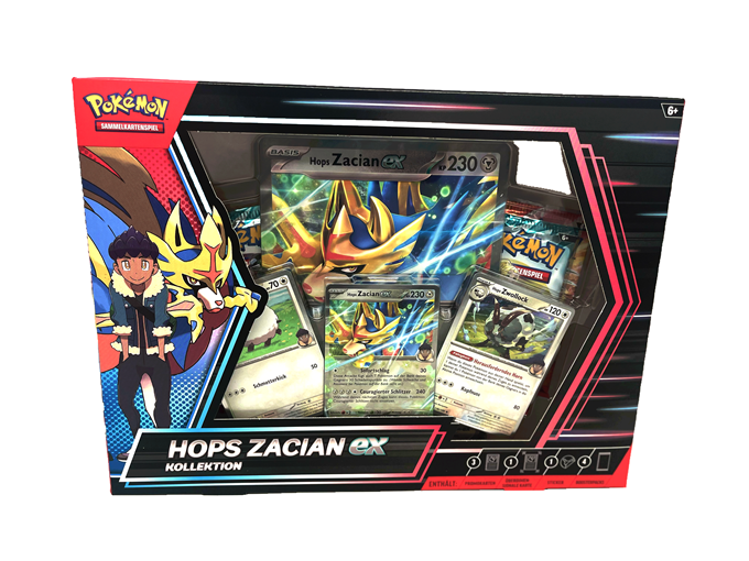 Pokémon TCG: Hops Zacian EX Kollektion (DE)