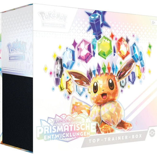 Karmesin & Purpur Prismatische Entwicklungen Top Trainer Box Deutsch